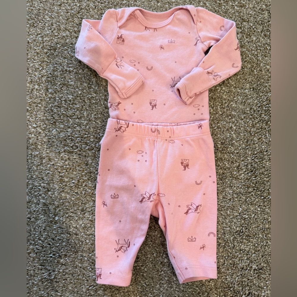 Pink Baby unicorn Set